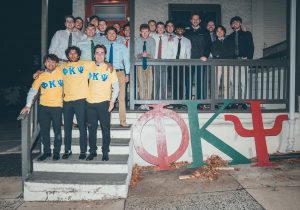The brothers of Phi Kappa Psi at Saint Josephs University.