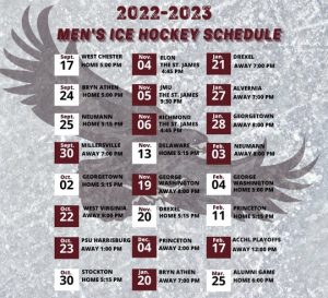 Schedule – Men’s Club Ice Hockey