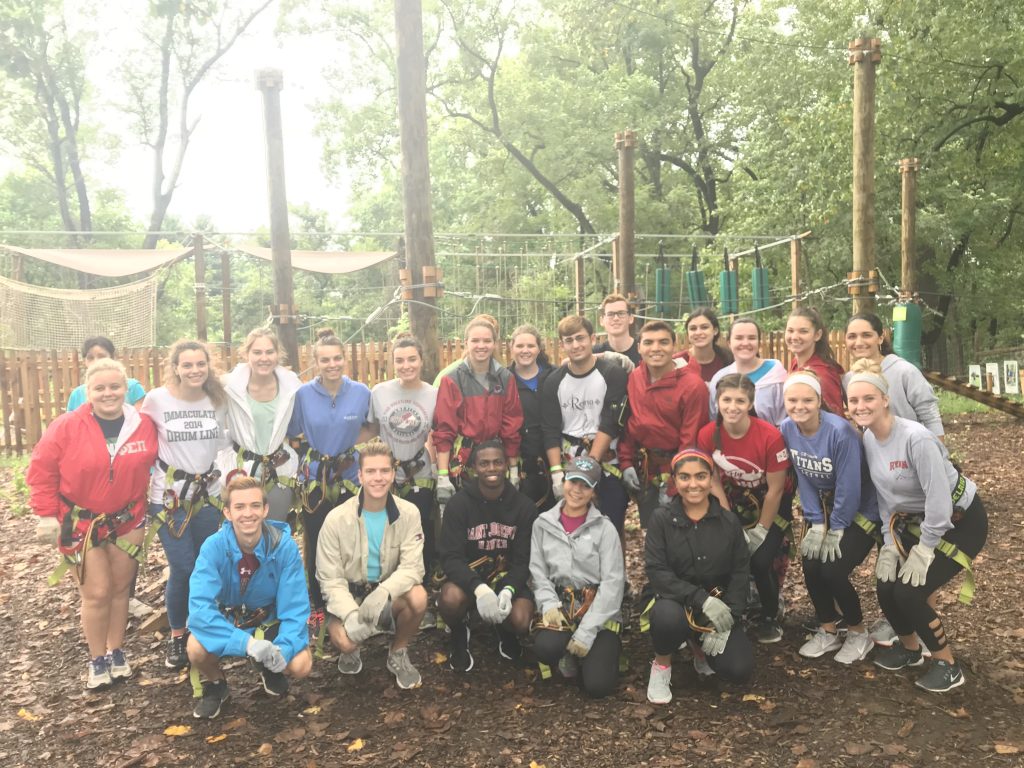 High Ropes Course event had a great turnout!