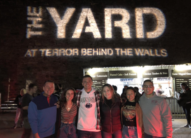 HHP Board and SJU students enjoyed a fun night at Terror Behind the Walls @ Eastern State Penitentary