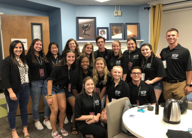 Drake Bell with HHP Members during Welcome Week 2019!